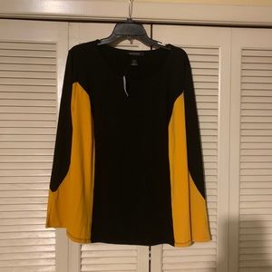 Ashley Stewart Active Long Sleeve Top 22/24 NWT